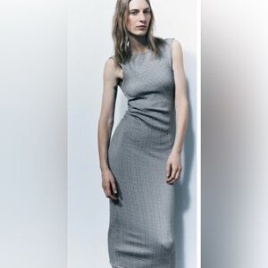 Zara Sparkly Draped Dress